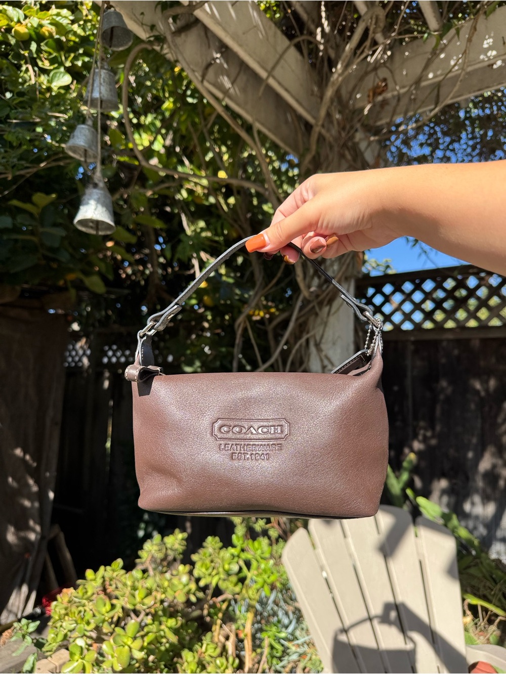 Coach Y2K Brown Leather bag